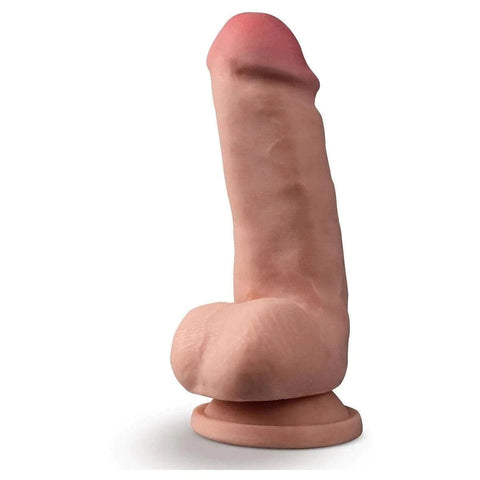 Dildo Dr.Skin Plus (macio), 18.5cm Ø4.5cm Moreno  Blush Novelties   