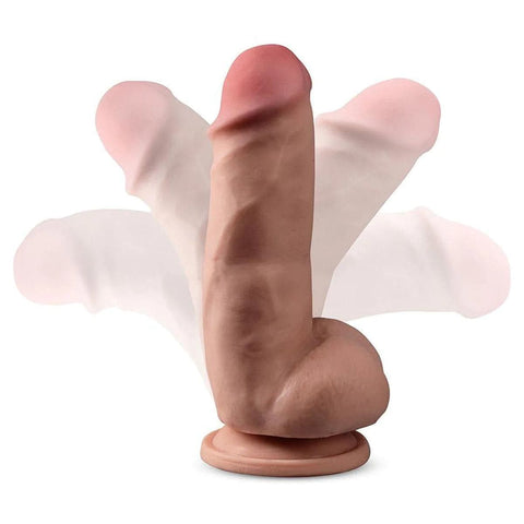 Dildo Dr.Skin Plus (macio), 18.5cm Ø4.5cm Moreno  Blush Novelties   