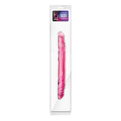 Dildo Duplo Realista bYours Rosa, 35cm Ø3.5cm  Blush Novelties   