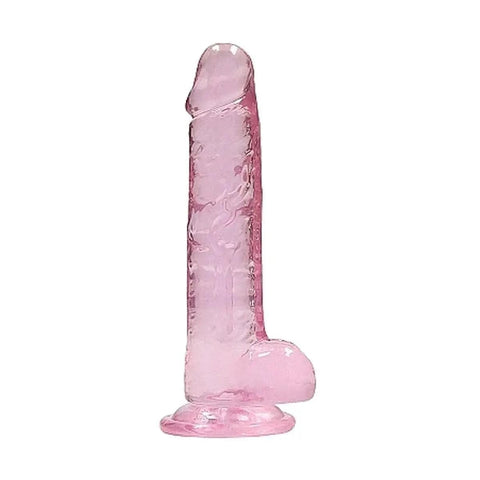 Dildo RealRock com Testiculos Rosa, 19cm Ø3.5cm  RealRock   