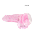 Dildo RealRock com Testiculos Rosa, 21cm Ø4cm  RealRock   