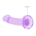 Dildo RealRock Liso Crystal Clear, 17cm Ø3.5cm  RealRock   