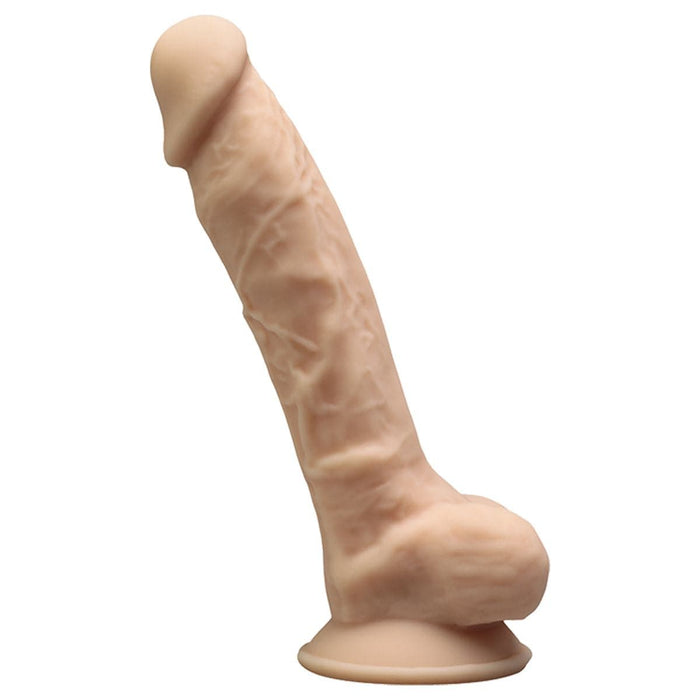 - Dildo SilexD 1 Silicone Premium Baunilha, 17.6cm Ø3.5cm Silexd