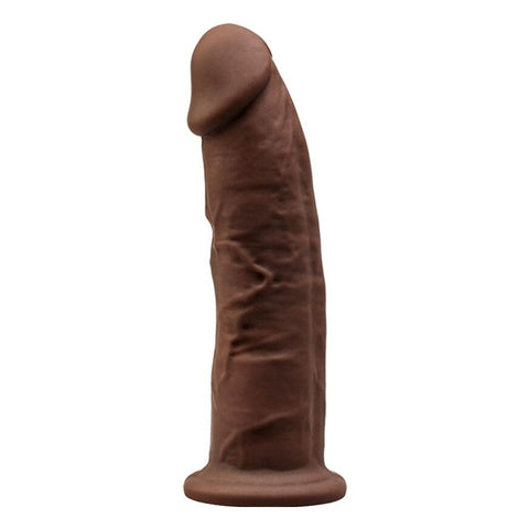 Dildo SilexD 2 Silicone Premium Chocolate, 15.4cm Ø3.5cm  Silexd   