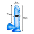 Dildo Sweet’n Hard 2, Azul, 19.5cm Ø4cm  Blush Novelties   