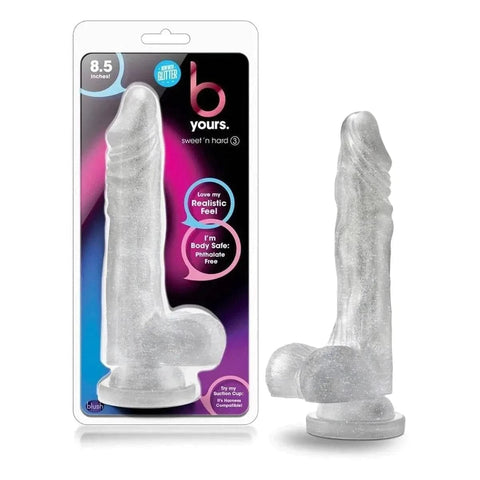 Dildo Sweet’n Hard 3, Branco, 21.5cm Ø3.5cm  Blush Novelties   