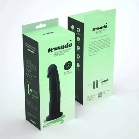 - Dildo Tessudo Silicone Premium Chocolate, 22.9cm Ø5.4cm  Crushious   