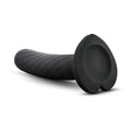 Dildo Twist Temptasia Grande Ponto-G Preto, 100% Silicone, 17.5cm Ø3.3cm  Blush Novelties   