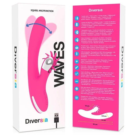 Diversia Waves Movimento e Rotação, 24cm Ø3.5cm, 7movimento, 7rotações  Diversia   