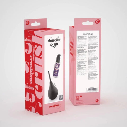 Duche - DOUCHE & GO DUCHE Anal 90ml com Lubrificante  Crushious   