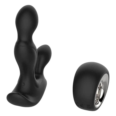 Estimulador Anal Kronos USB com Controlo Remoto, 12cm Ø2.5cm, 12vibrações  Dream Toys   