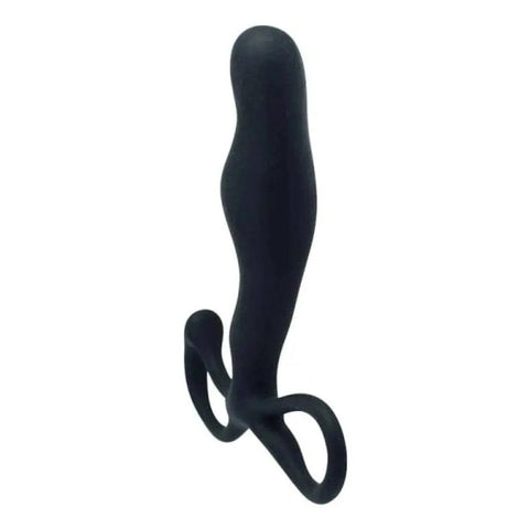 Estimulador Próstata P-Spot Preto, 13.5cm Ø2.8cm, 100% Silicone  Toyz4Lovers   