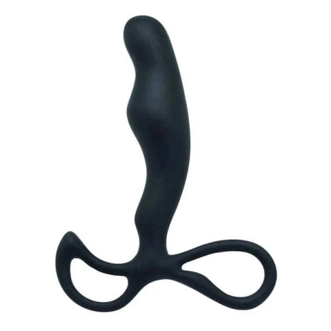 Estimulador Próstata P-Spot Preto, 13.5cm Ø2.8cm, 100% Silicone  Toyz4Lovers   