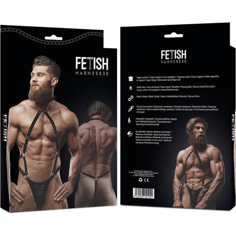 Fetish Harness - Arnês de Jock de Couro Eco  Fertish Submisse Attitude   