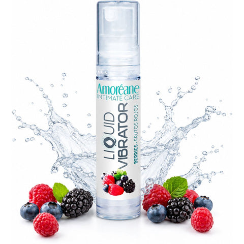 Gel Vibrador Líquido Amoréane Frutos Silvestres — Efeito Vibração | Sexo Oral | 10ml