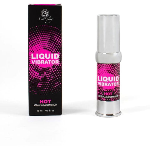 Gel Vibrador Líquido Morango com Efeito Calor, 15ml Secret-Play