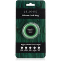 Anel Pénis Silicone Je Joue, verde vibrante, proporcionando orgasmos duradouros e conforto ao usar.