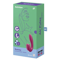 SATISFYER Sunray, Vibrador e Sucção, 10vibrações, 11 modos de sucção - Pérola SexShop