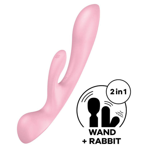 SATISFYER Triple Oh Rosa, Tripla Estimulação  Satisfyer   