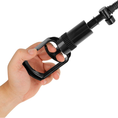 Bomba de Vácuo Clear Penis Pump 01 Preto | Intense | 20cm Ø6cm | TPR + Silicone