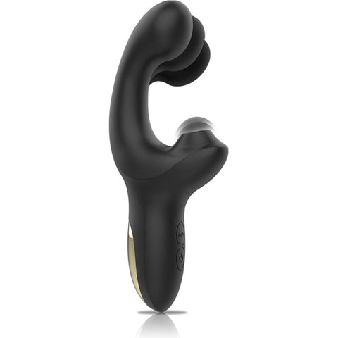 Ibiza Simulador Movimento Dedo com Onda de Sucção - Vibrador Duplo de Estimulação Clitoriana e Ponto G  Ibiza   