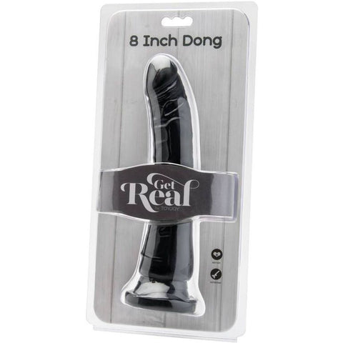 Dildo Realista GET REAL Chocolate Negro | Prazer Profundo 22cm Ø4cm