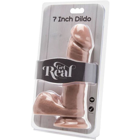 Dildo Realista GET REAL Baunilha | Prazer Intenso 19.5cm Ø4cm