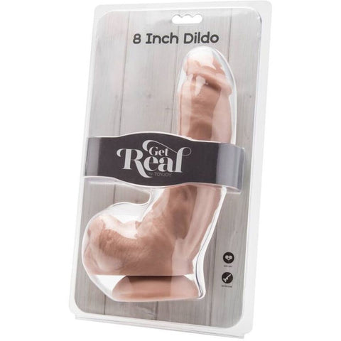 Dildo Realista GET REAL Baunilha | Prazer Intenso 22cm até Ø5cm