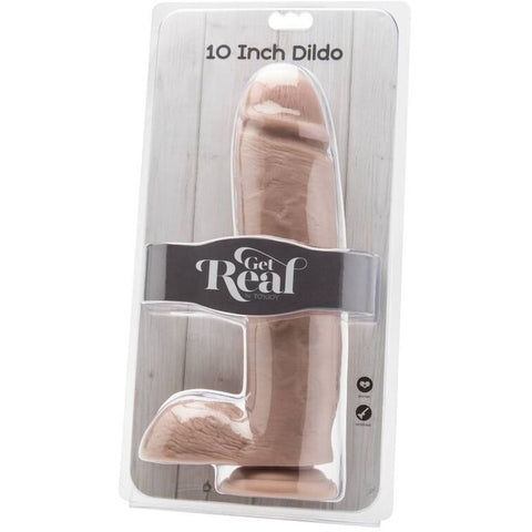 Dildo Realista GET REAL Baunilha | 25.5cm Ø6cm | Prazer XXL Profundo
