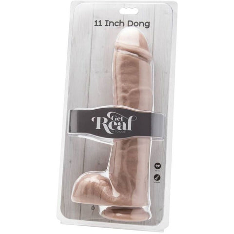 Dildo Realista GET REAL Baunilha | 28cm Ø5.5cm | Prazer XXL Profundo