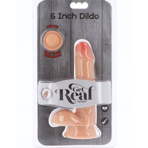 Dildo Realista GET REAL Baunilha | Dupla Densidade 16cm Ø3cm