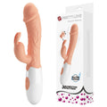 Vibrador com Estimulador Clitóris Easter Bunny, 19.2cm Ø3.3cm, 30vibrações  Pretty Love   