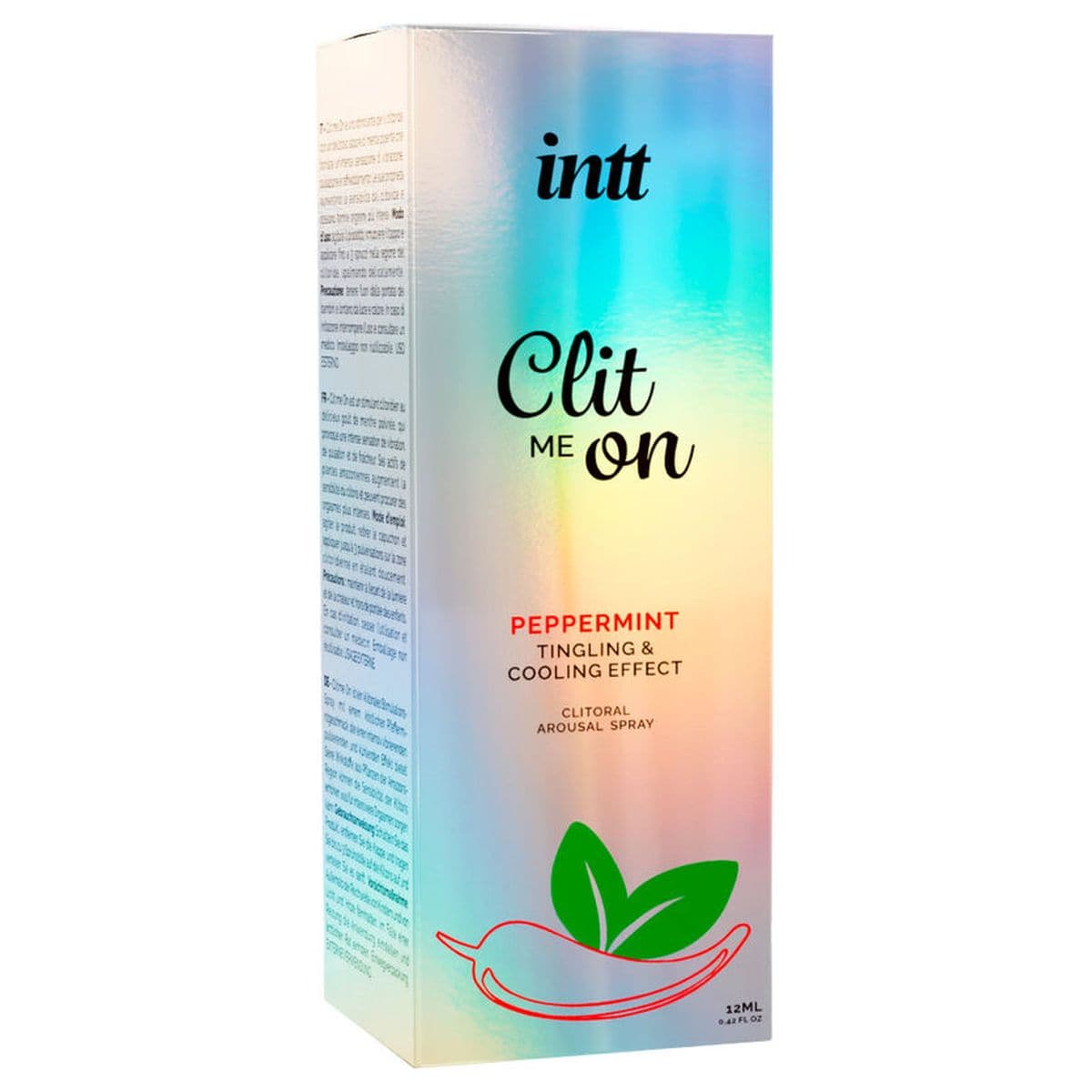 Spray Estimulante Peppermint 12ml - Sensações Vibrantes e Refrescantes  INTT   