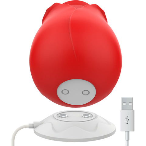 Estimulador Clítóris Sugador MIA Rosé 2.0 – 10 Modos Sucção + 2 Cabeças | IPX6 | Recarregável