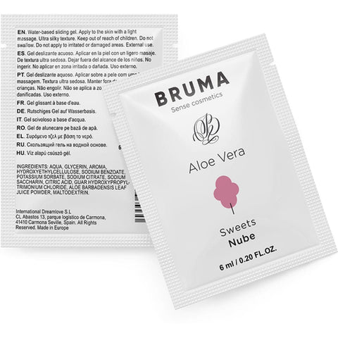 Lubrificante Bruma Algodão Doce Monodose 6ml, 1 saqueta  Bruma   