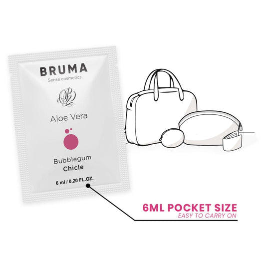 Lubrificante Bruma Chiclete Monodose 6ml, 1 saqueta - Pérola SexShop