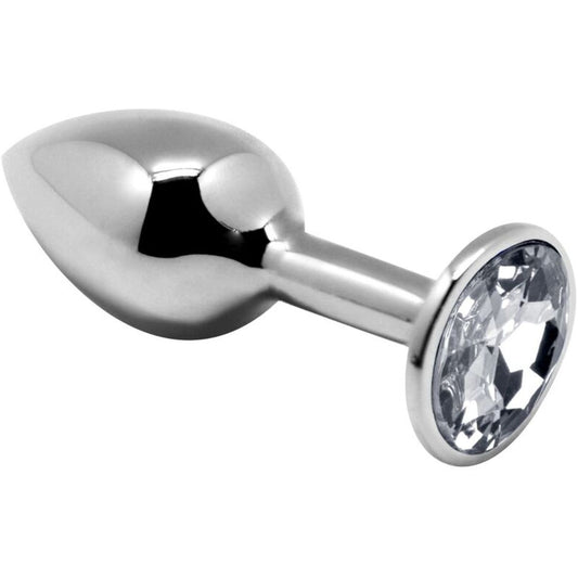uma bola de metal brilhante com um diamante nela