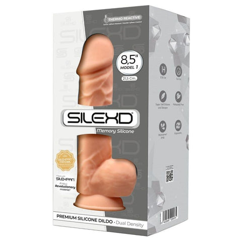 Dildo SilexD 4 Silicone Premium Baunilha 21.5cm Ø5.1cm  Silexd   