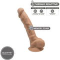 Dildo SilexD 1 Silicone Premium Caramelo, 17.6cm Ø3.5cm  Silexd   