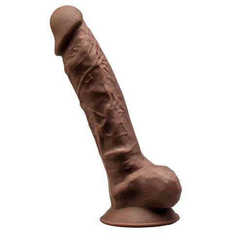 Dildo SilexD 5 Silicone Premium Chocolate 23cm Ø4.7cm  Silexd   