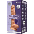 Vibrador SilexD Comando Remoto Silicone Premium Baunilha, 20cm Ø4.3cm, 10vibrações  Silexd   