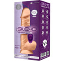 Vibrador SilexD Comando Remoto Silicone Premium Baunilha, 21.5cm Ø5.1cm, 10vibrações vibradores Silexd   