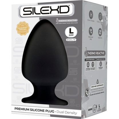 Plug Anal Silexd 1 Premium Silicone L, 13cm Ø7.5cm  Blush Novelties   