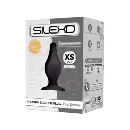 Plug Anal Silexd 2 Premium Silicone XS, 6.4cm Ø2.9cm - Pérola SexShop