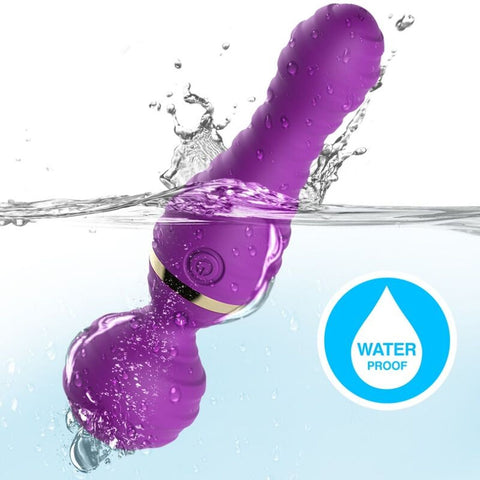 Massajador Wand Compacto Armony Freedo Roxo – 9 Modos de Vibração | Silicone Médico | USB | IPX7