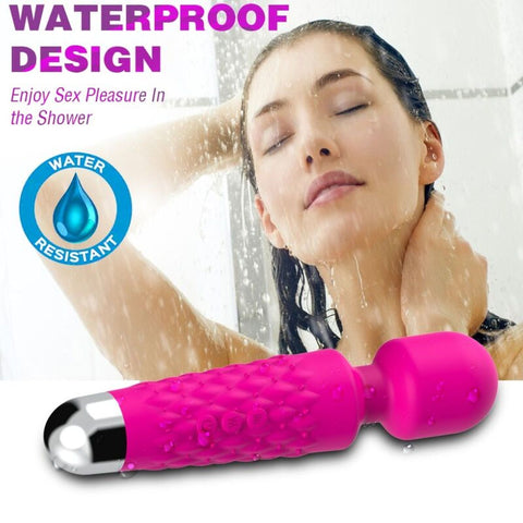 Massajador Wand Armony Postman Fúcsia – Cabeça Super Flexível | 9 Modos | Silicone Médico | USB | IPX7