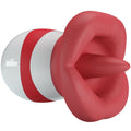 Estimulador de Lingua Vermelho com 9.5cm Recarregável apresenta design inovador ideal para explorar o prazer, o melhor Estimulador de Língua.