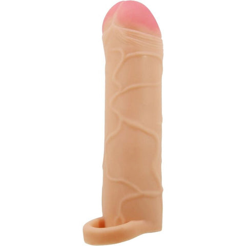 Imagem detalhada da Manga Pénis Bunion com Argola 16.5cm Ø3.8cm, ideal para ampliar o prazer sexual.