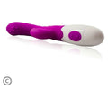 Vibrador com Estimulador Clitóris Arthur Roxo, 20cm Ø3.2cm, 7vibrações 3movimentos  Pretty Love   