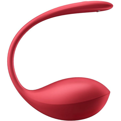 Ovo Vibratório Satisfyer Shiny Petal com Aplicação e Comando, Vermelho  Satisfyer   